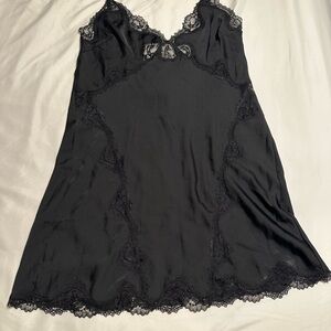 Victoria’s Secret Satin Lace Slip Dress Size M
